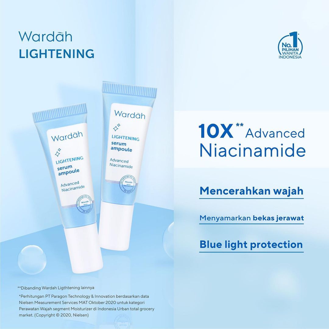 wardah serum lightening ampoule